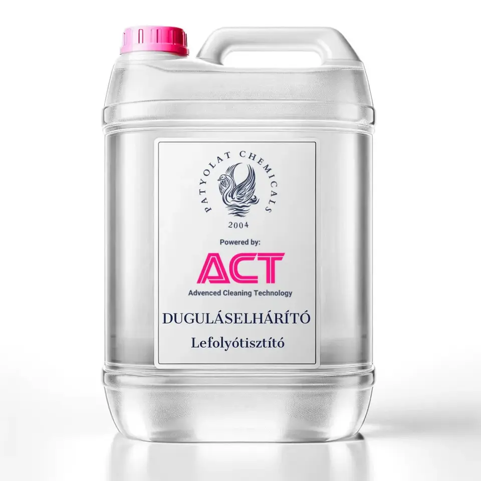 Patyolat Chemicals ACT duguláselhárító folyadék 10 literes kannában